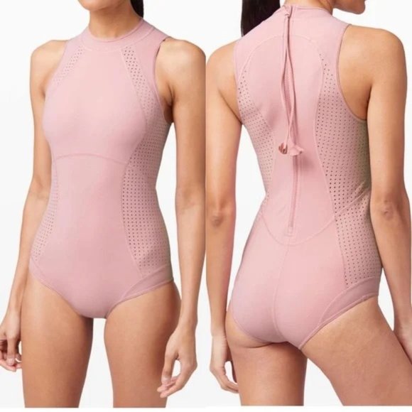 Lululemon Swimwear (Swell Seeker Paddle Suit in Rose Mellow) with Tags - Picture 1 of 10